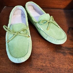 FINAL SALE!! Lime Green Moccasins, Size 40 (Fit Like 8.5M)